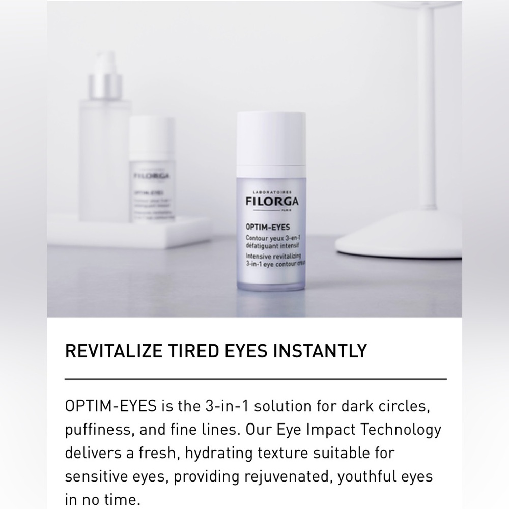 Filorga Laboratories Optim-Eyes Eye Contour Cream Brand New In Box 💯 Authentic! - Picture 9 of 14